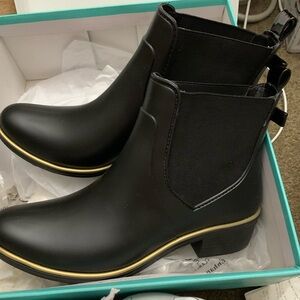 ♠️Like new Kate Spade black rubber boots/ rainboots ♠️ Sedgewick
